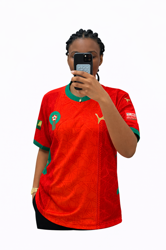 Maillot Maroc Rouge – Édition Player 2025